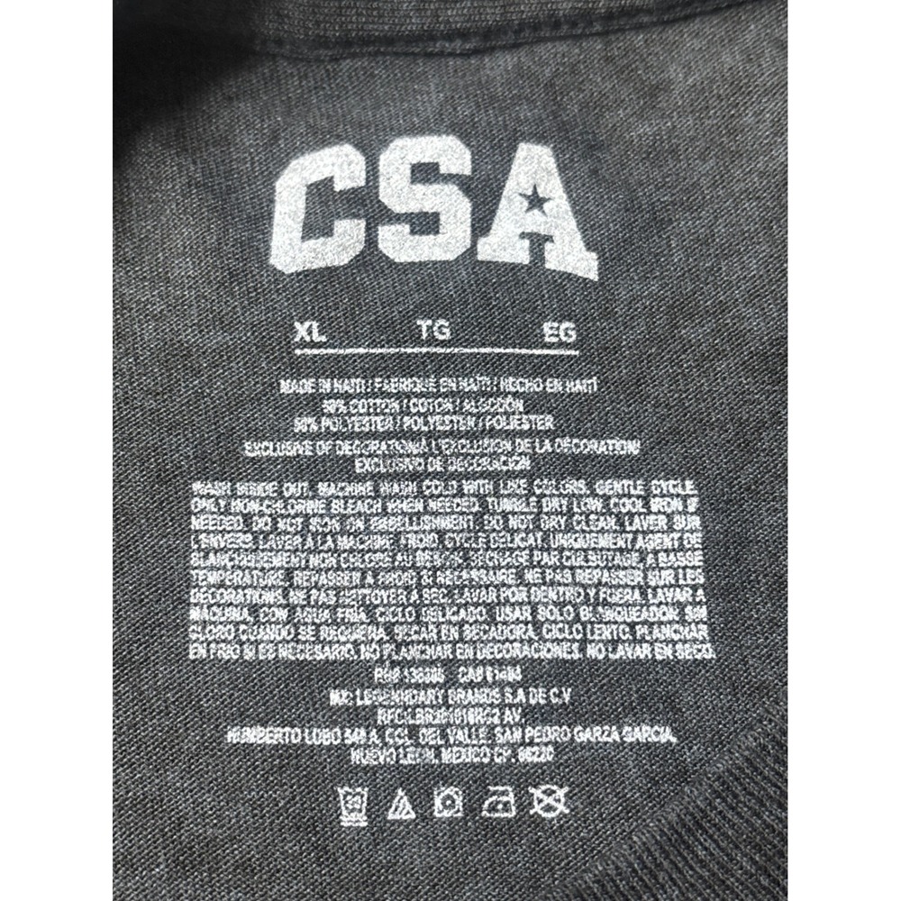CSA New England Patriots AFC Conference Champions T-Shirt Gray XL 2025 - Picture 2 of 7